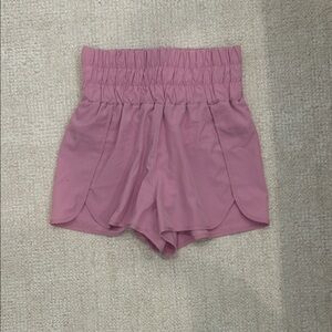 Dry Goods Mauve High-Waisted Women Shorts